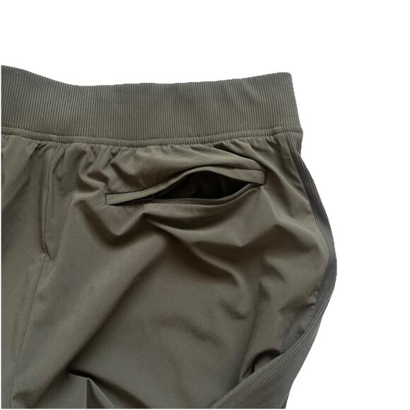 Athleta Pants Womens 12T Brooklyn Ankle Olive Green Pockets Hi-Rise Lightweight - Picture 9 of 11